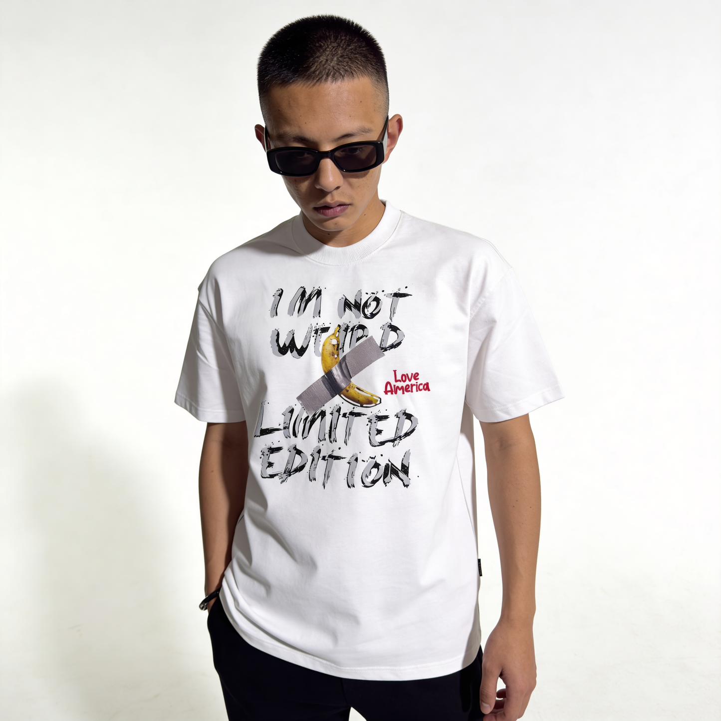 RINO7 Limited Edition Graphic Printed Regular Fit T-Shirt