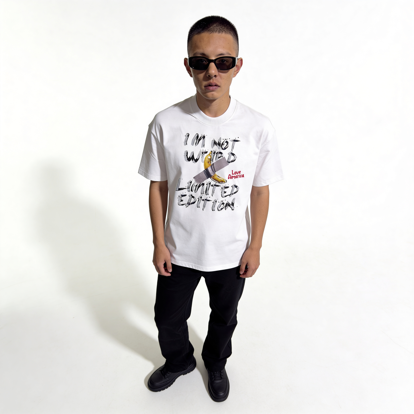 RINO7 Limited Edition Graphic Printed Regular Fit T-Shirt