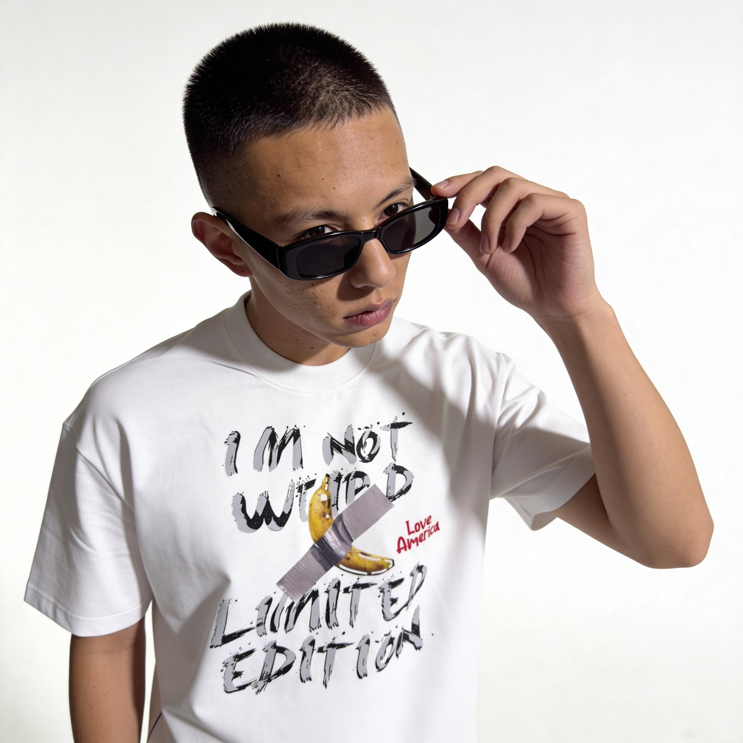 RINO7 Limited Edition Graphic Printed Regular Fit T-Shirt