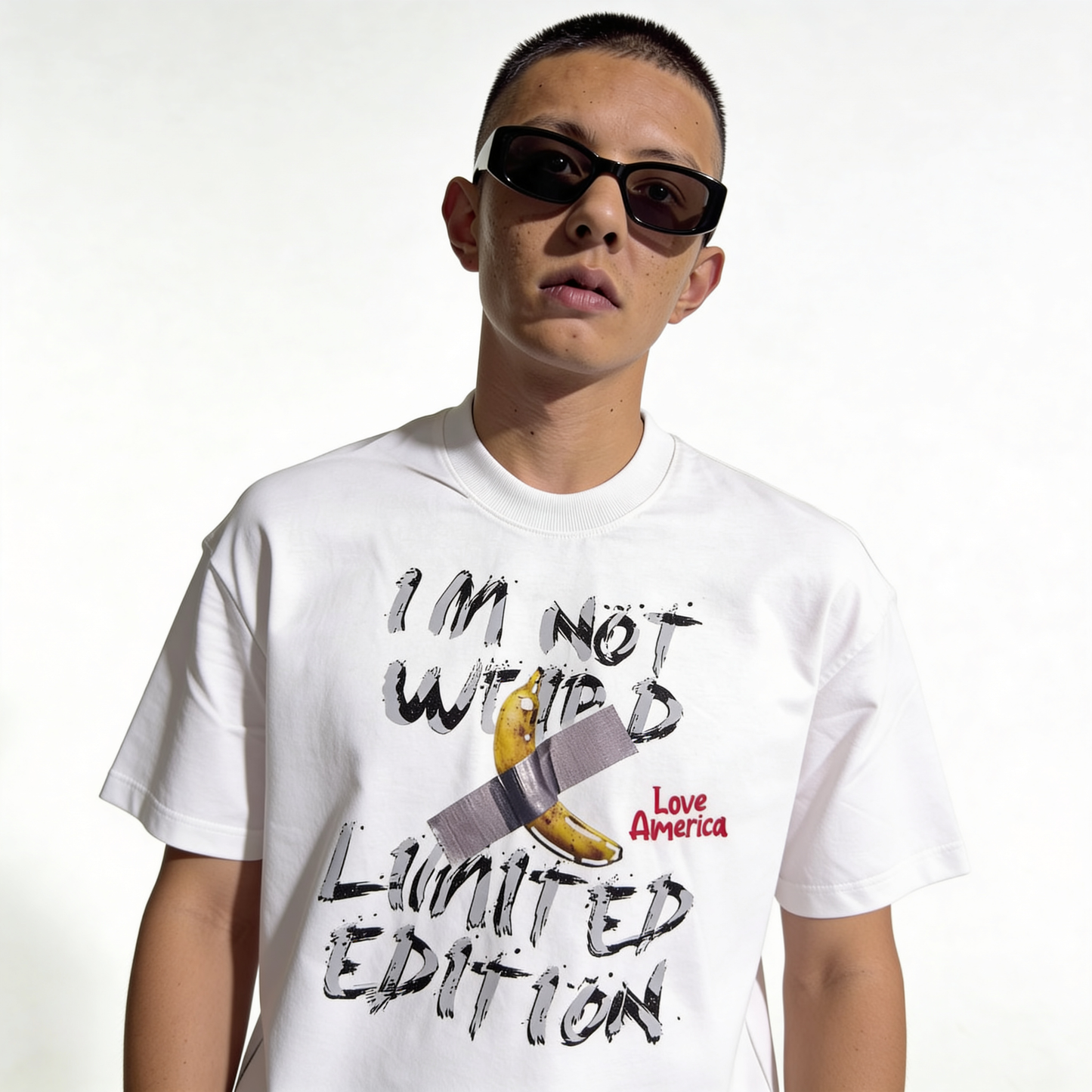 RINO7 Limited Edition Graphic Printed Regular Fit T-Shirt